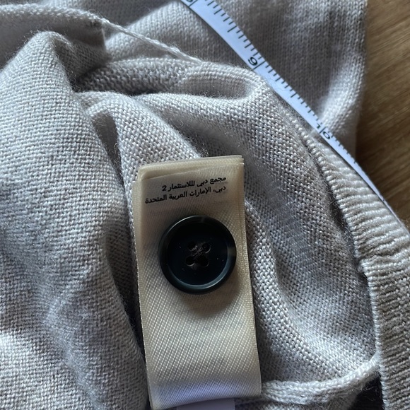 Goodthreads 100% Merino Wool Button Down Cardigan in Khaki Size Large - Picture 8 of 8